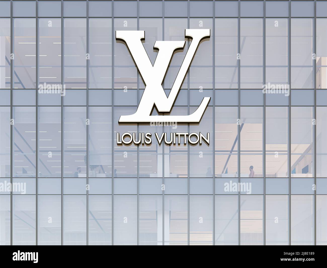 LVMH Luxury Goods Company Logo Editorial Stock Image - Image of