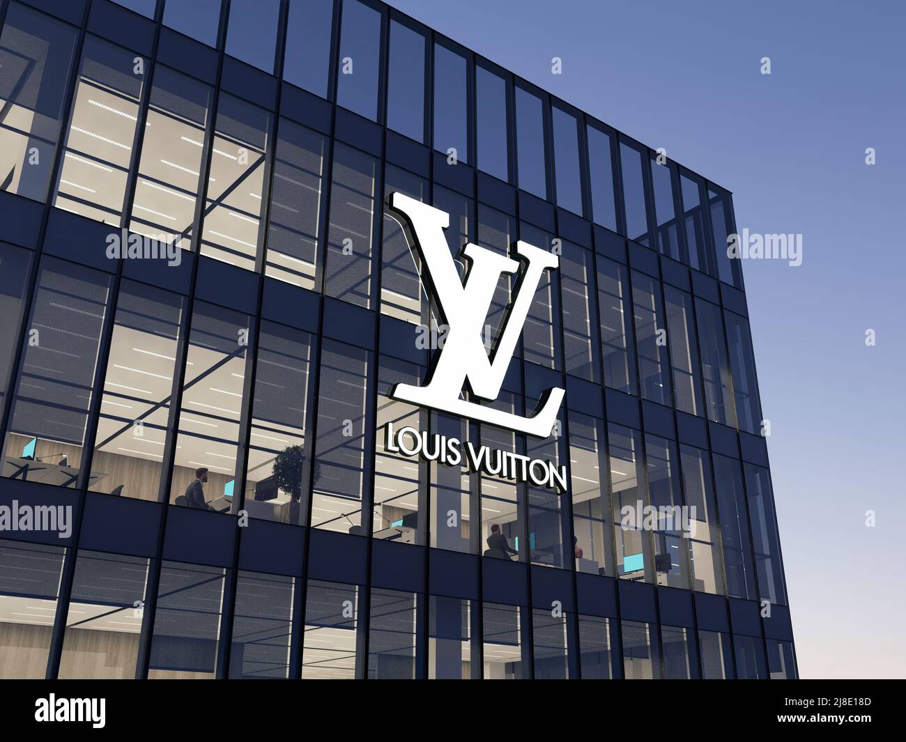 Louis Vuitton Logo on the Screen in a Meeting Room. Editorial 3D Rendering  Editorial Photography - Illustration of meeting, commercial: 113428677