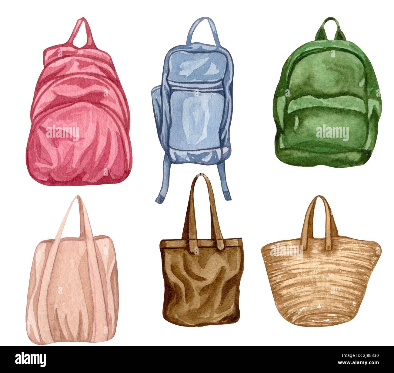 Hand Bags Fashion Seamless Background. Stock Illustration - Illustration of  babe, beauty: 37419113