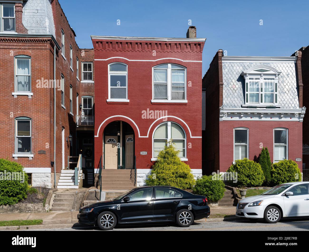 Photo inspiration: Picture Idea: Residential Buildings In St Louis South City Stock Photo