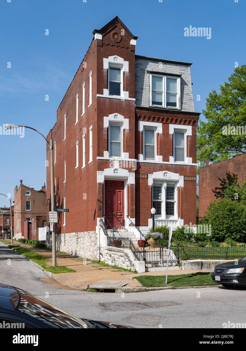 Residential buildings in St. Louis south city Stock Photo Alamy
