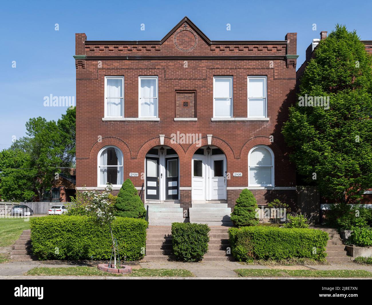 Residential buildings in St. Louis south city Stock Photo Alamy