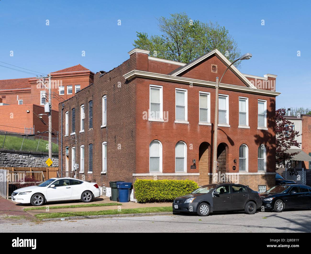 Residential buildings in St. Louis south city Stock Photo Alamy
