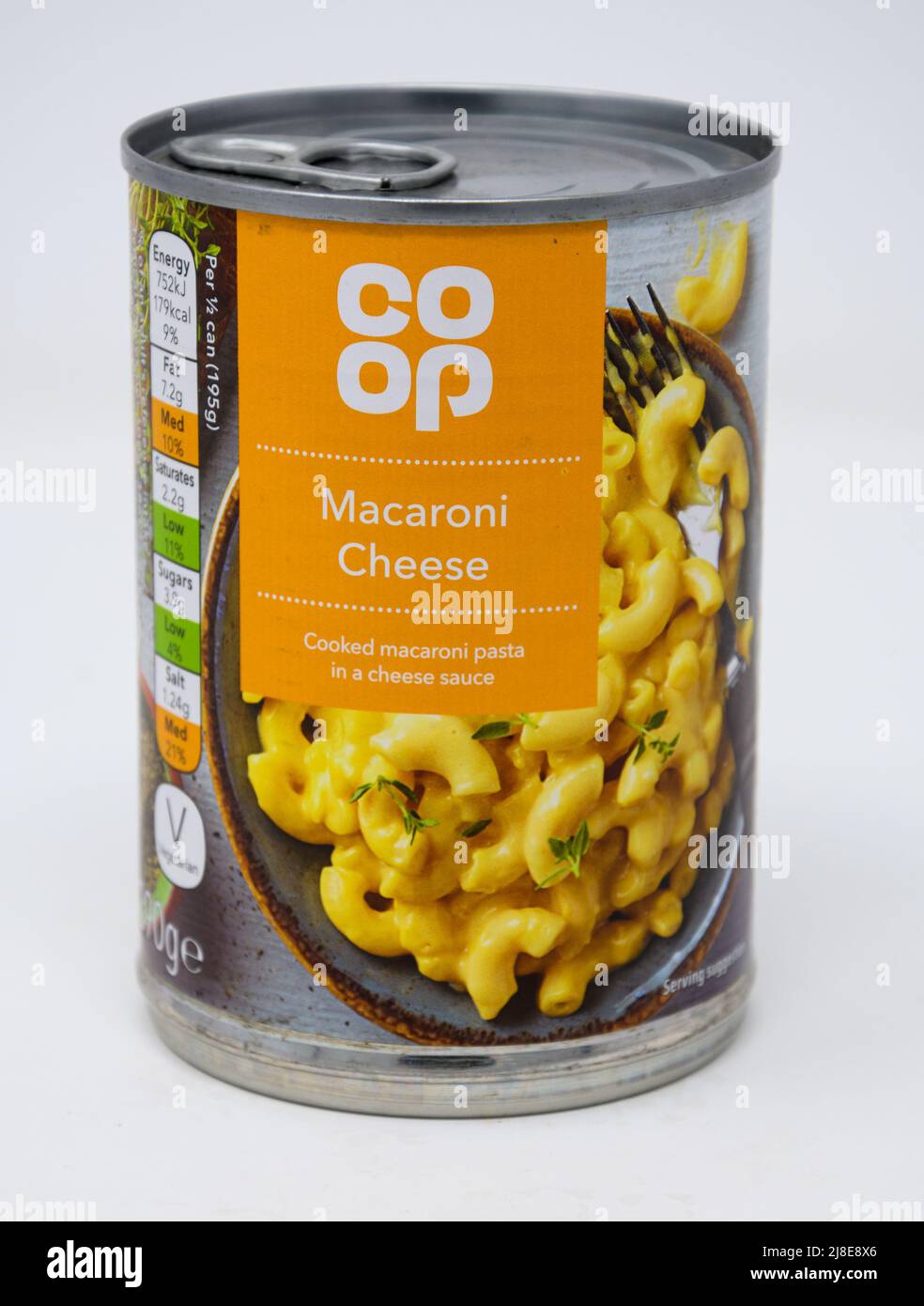 Reading, United Kingdom January 16 2022 A Tin of CoOp Macaroni