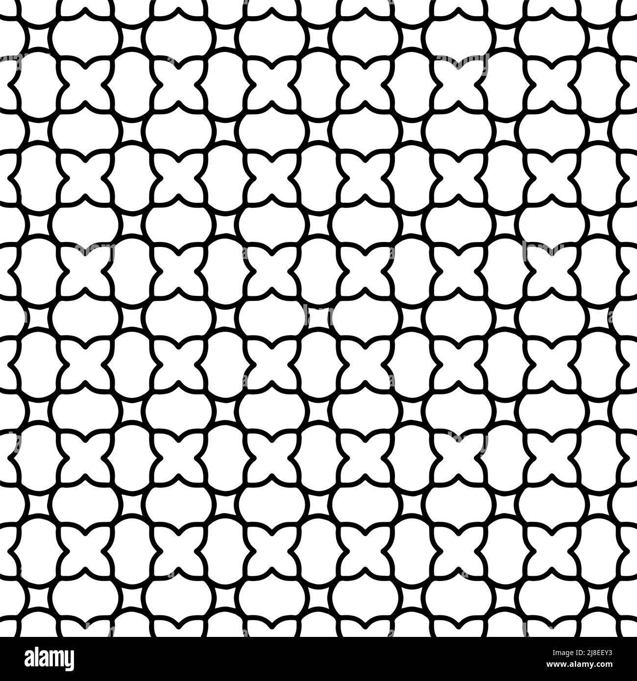 pattern design with quatrefoil figures Stock Vector Image & Art Alamy