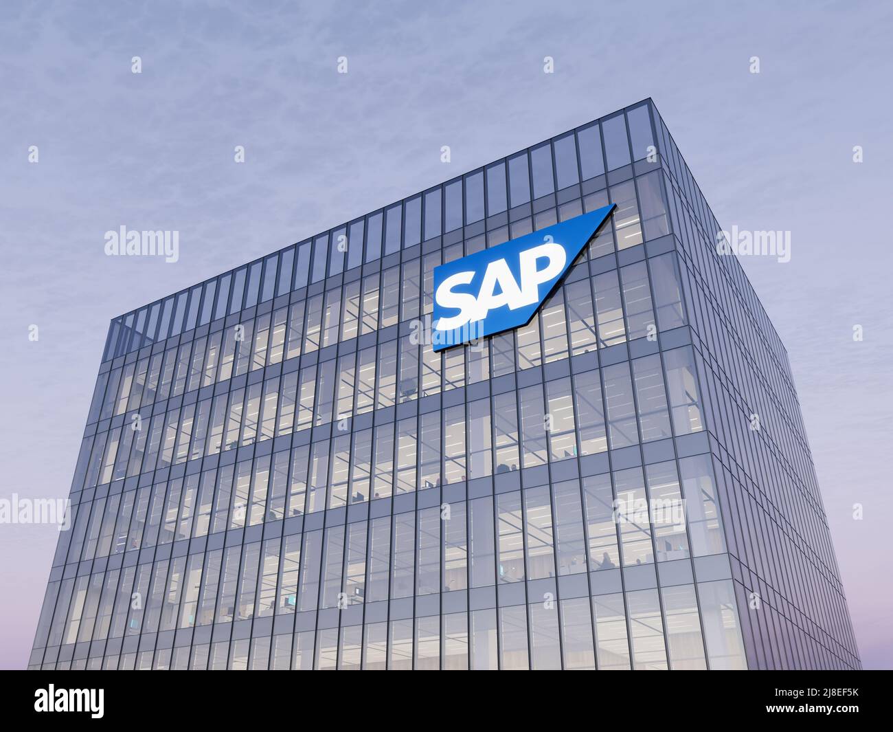 Walldorf, Germany. May 2, 2022. Editorial Use Only, 3D CGI. SAP