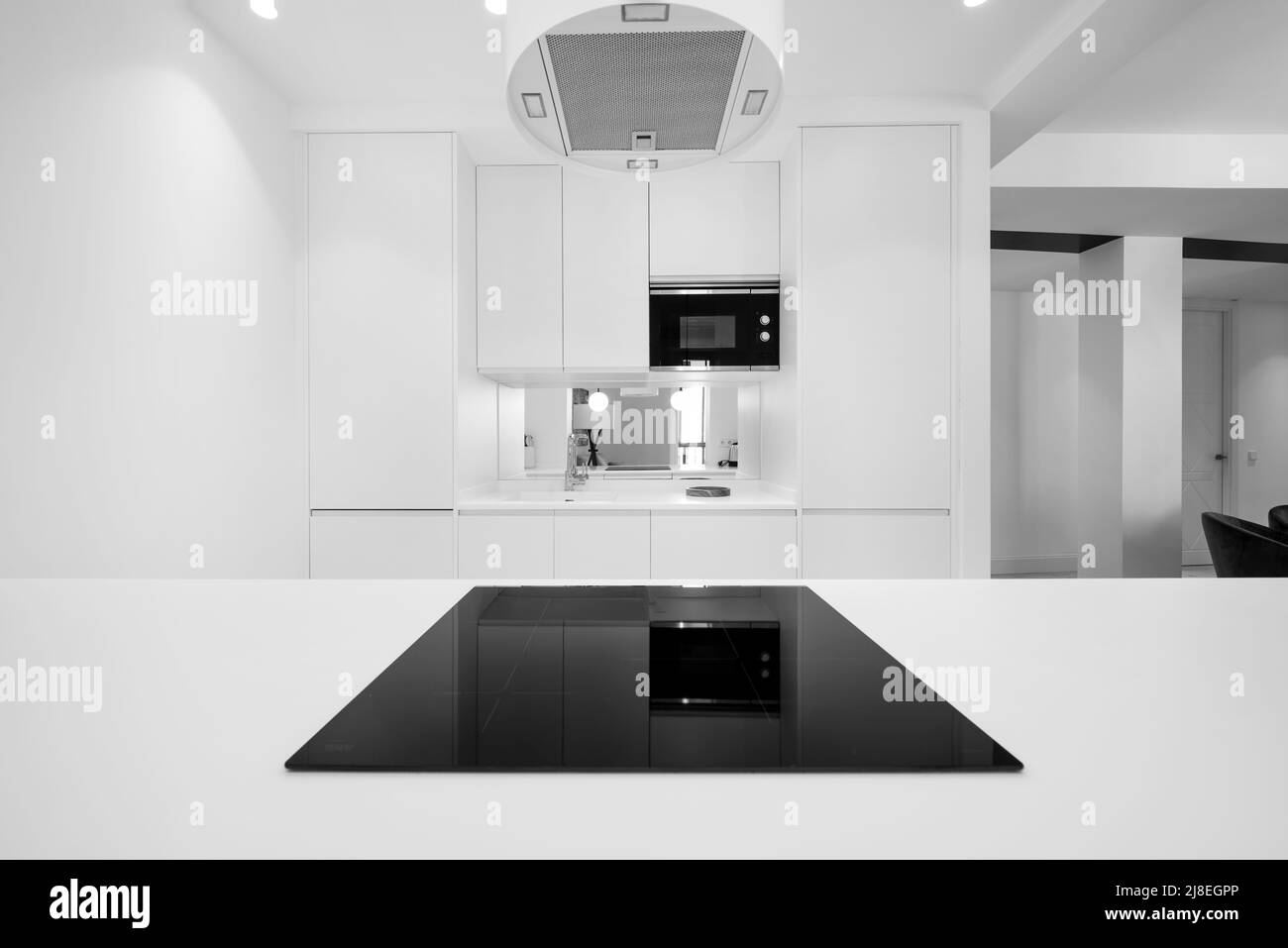 Minimalist kitchen design hires stock photography and images Alamy