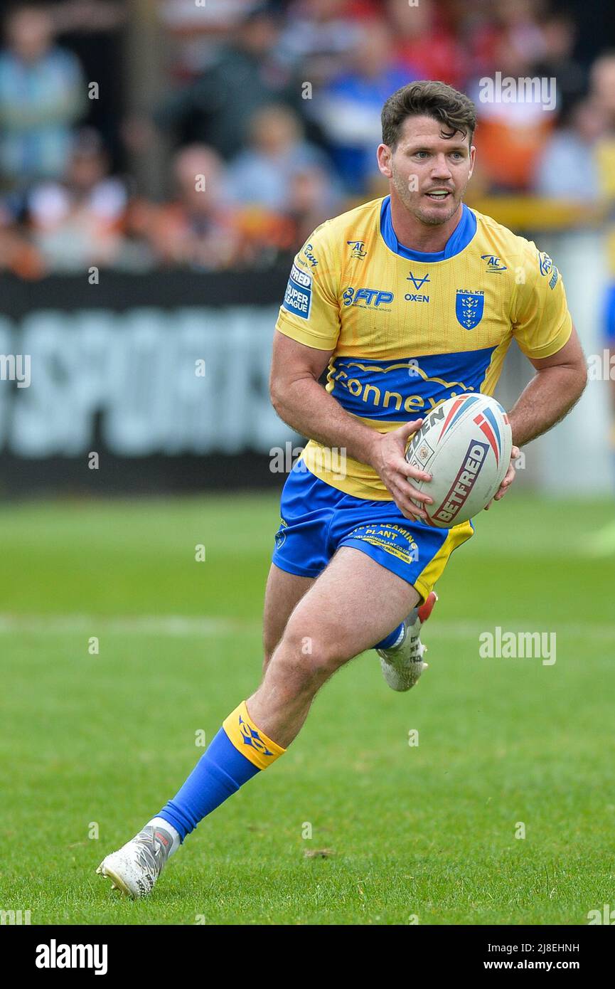 Castleford, England 15th May 2022 Lachlan Coote (1) of Hull