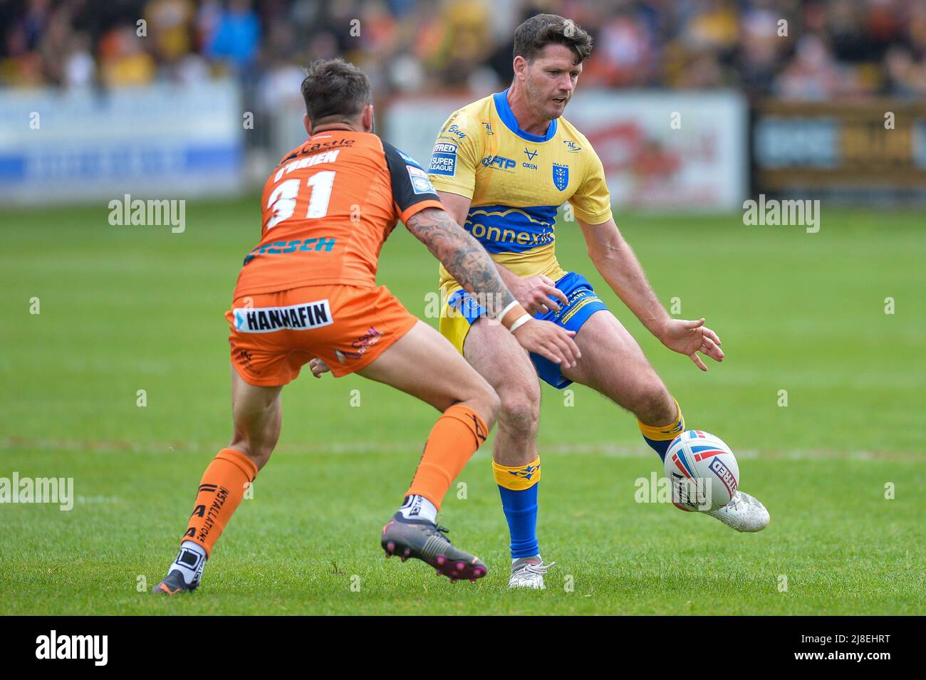 Castleford, England 15th May 2022 Lachlan Coote (1) of Hull
