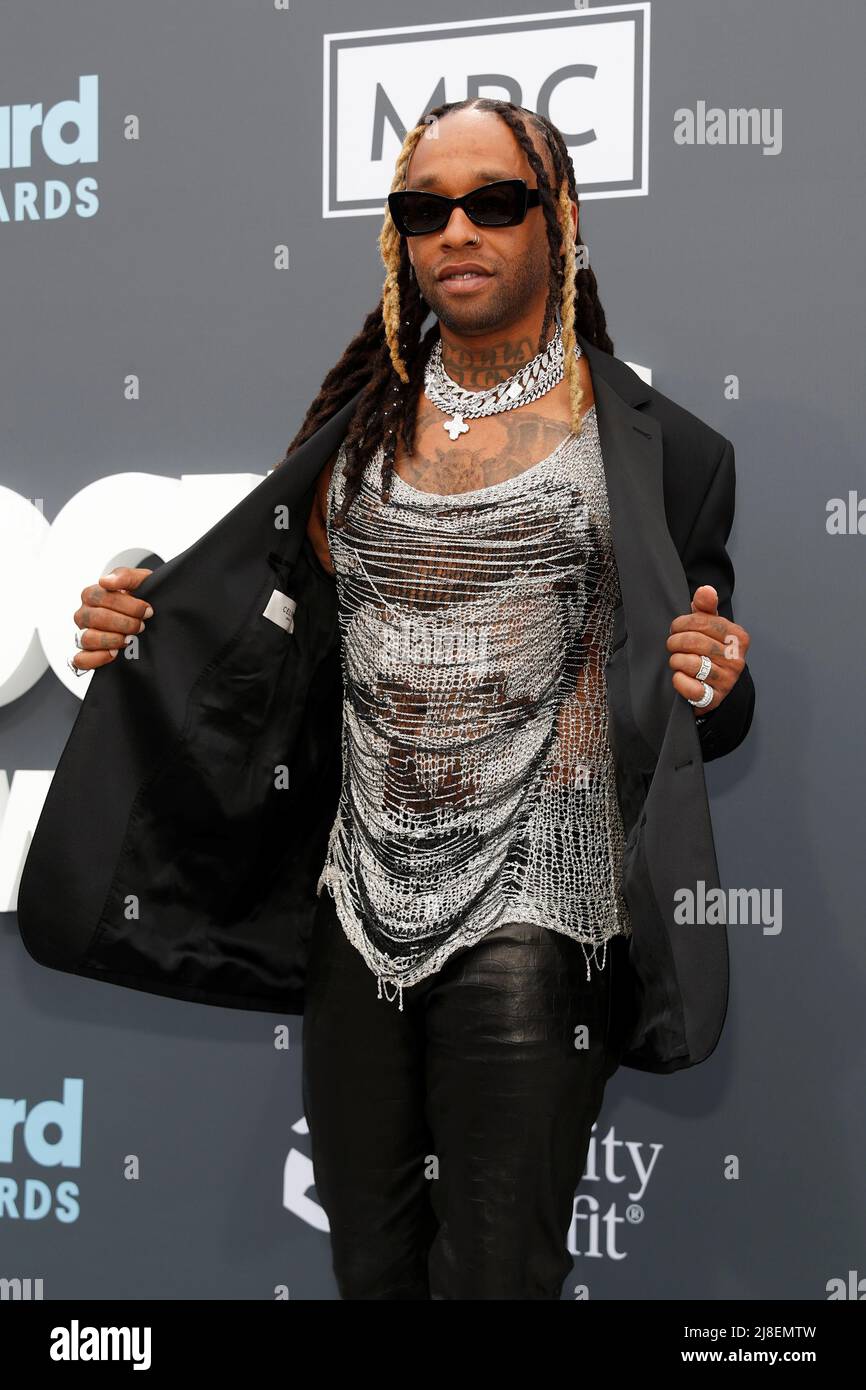 Ty Dolla $ign arrives to attend the 2022 Billboard Music Awards at MGM Grand Garden Arena in Las Vegas, Nevada, U.S. May 15, 2022. REUTERS/Steve Marcus Stock Photo