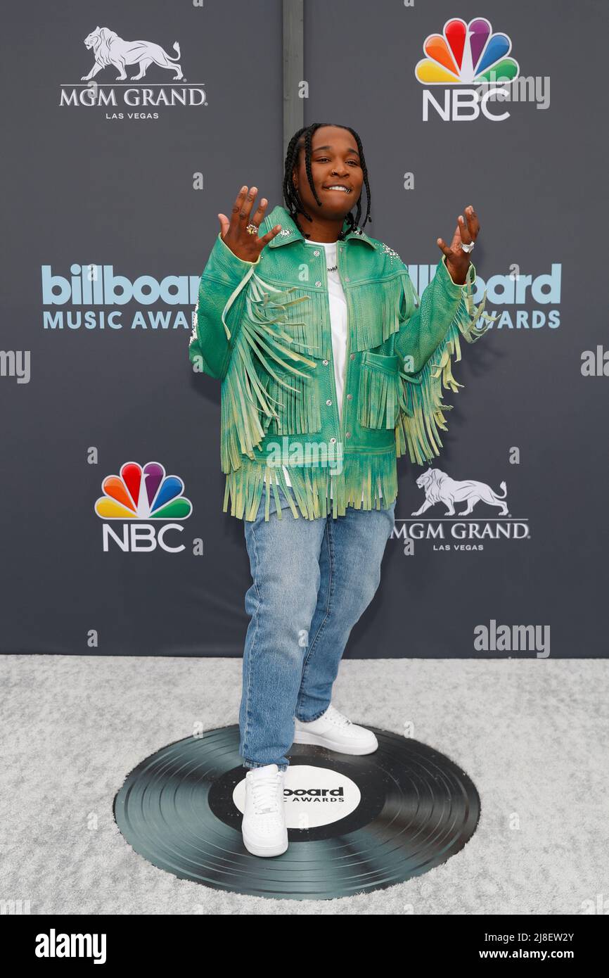 Jozzy arrives to attend the 2022 Billboard Music Awards at MGM Grand Garden Arena in Las Vegas, Nevada, U.S. May 15, 2022. REUTERS/Steve Marcus Stock Photo