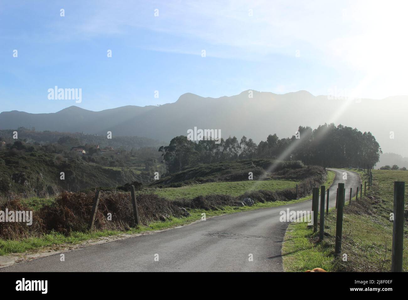 On the Camino de Santiago (Way of St James, Spain Stock Photo Alamy