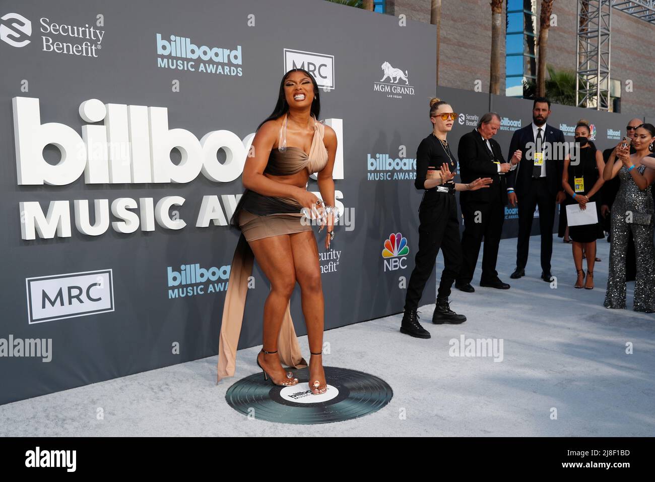 Megan Thee Stallion arrives to attend the 2022 Billboard Music Awards at MGM Grand Garden Arena in Las Vegas, Nevada, U.S. May 15, 2022. REUTERS/Steve Marcus Stock Photo