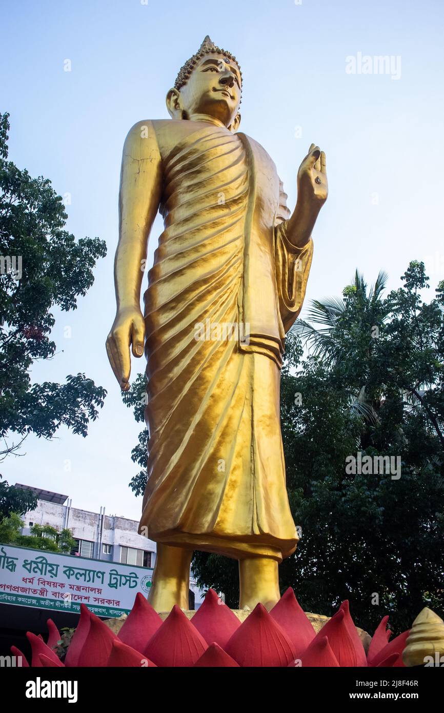 Buddha Purnima, the biggest religious festival of the Buddhist community after two years of Covid-induced restrictions. Buddha followers are celebrati Stock Photo