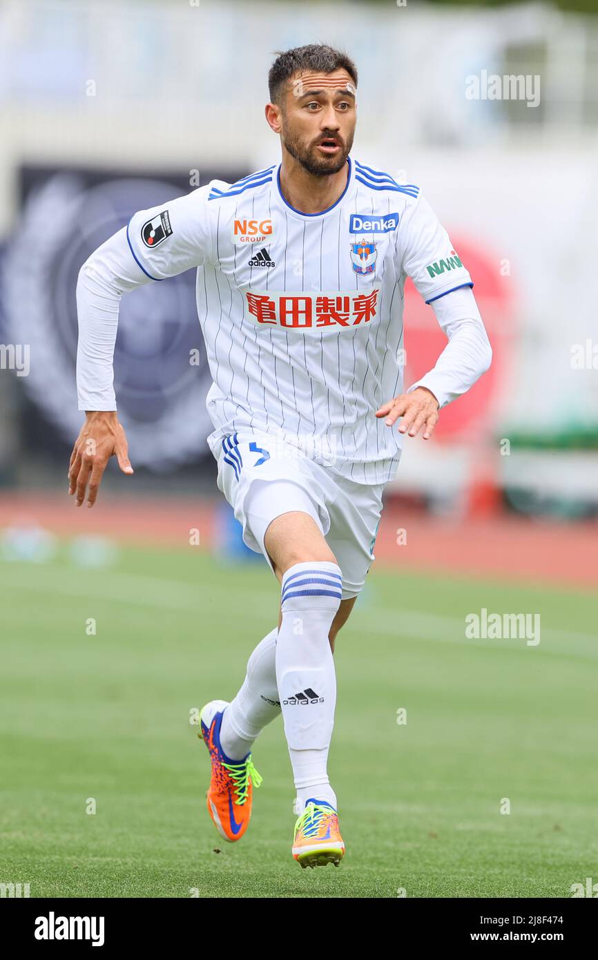 Tokyo, Japan. 15th May, 2022. Michael James Fitzgerald (Albirex)  Football/Soccer : 2022 J2 League match between FC Machida Zelvia 2-1  Albirex Niigata at Machida GION Stadium in Tokyo, Japan . Credit: AFLO