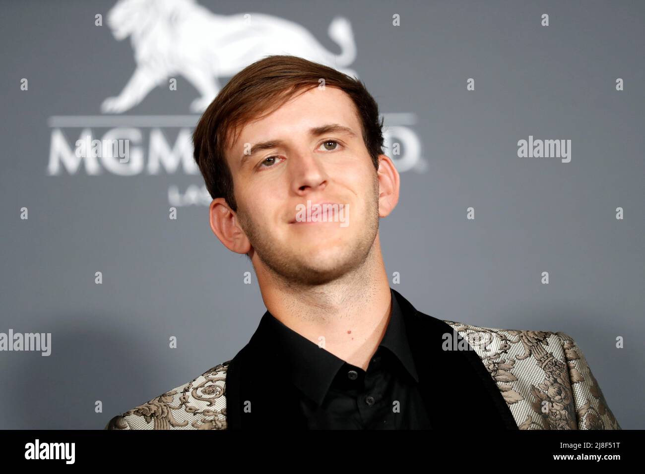 Illenium poses in the photo room during the Billboard Music Awards in Las Vegas, Nevada U.S. May 15, 2022. REUTERS/Steve MarcuS Stock Photo