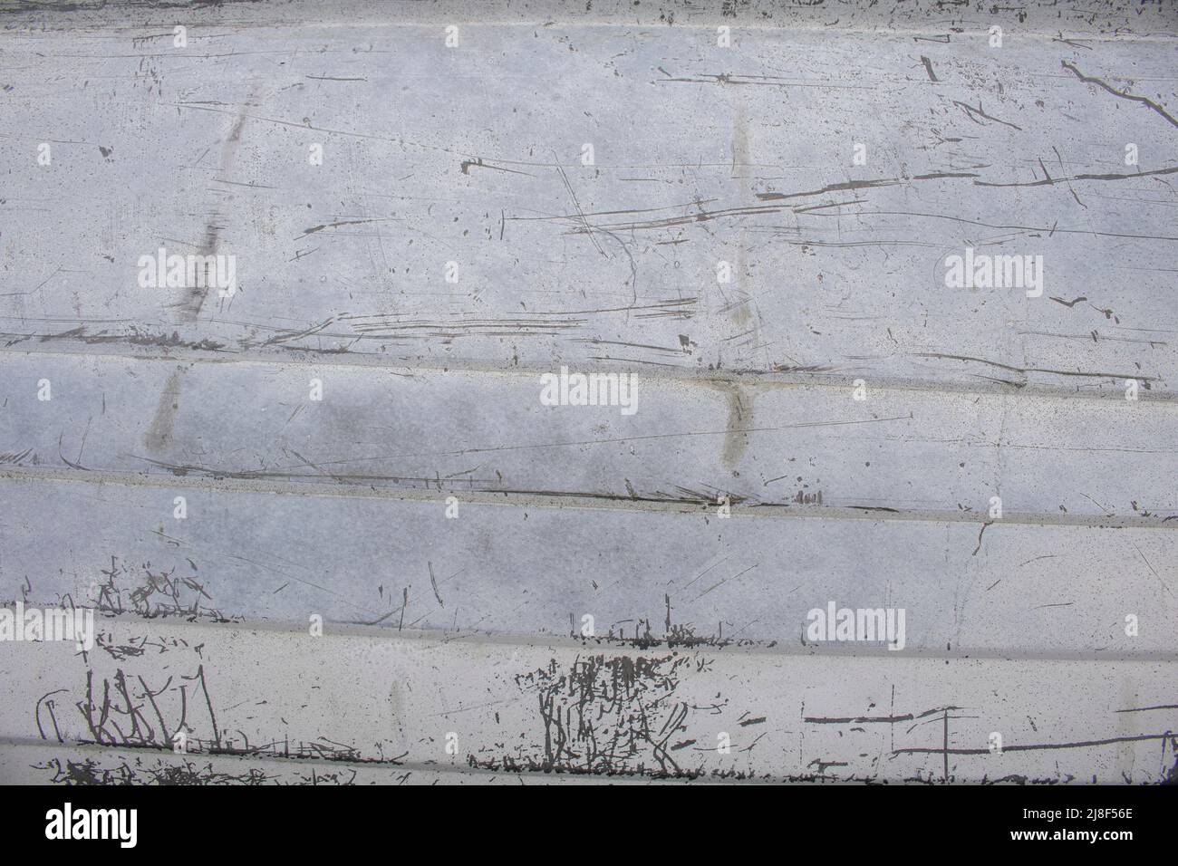 distrested metal white grey Surface Stock Photo