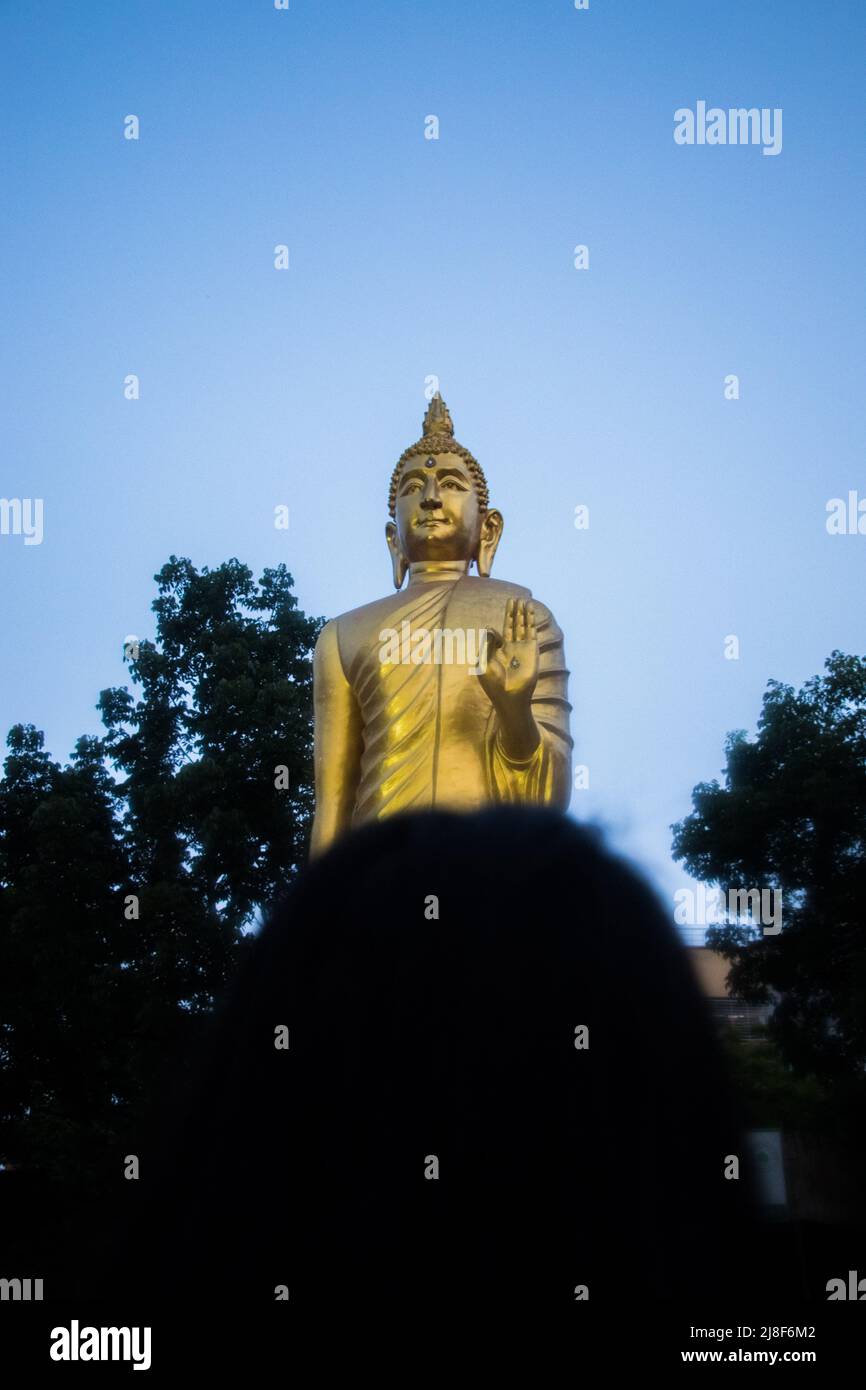 Buddha Purnima, the biggest religious festival of the Buddhist community after two years of Covid-induced restrictions. Buddha followers are celebrati Stock Photo