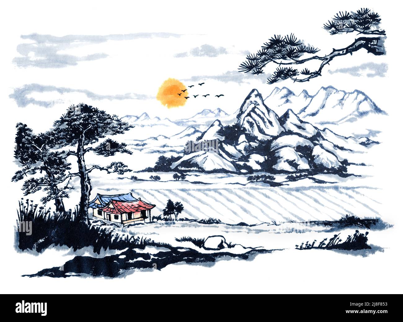 Wallpapers Easy Scenery Drawing