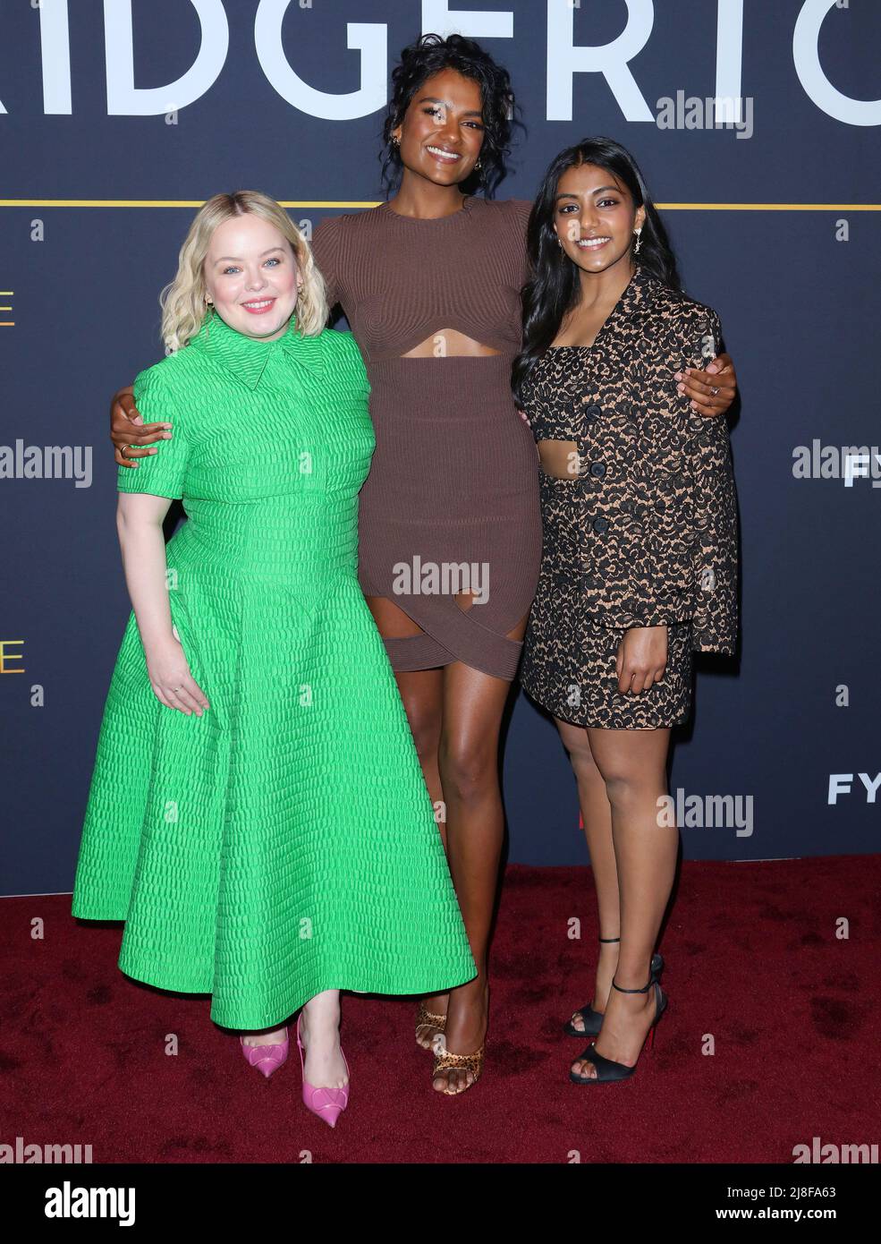 Hollywood, USA. 15th May, 2022. Charithra Chandran, Simone Ashley