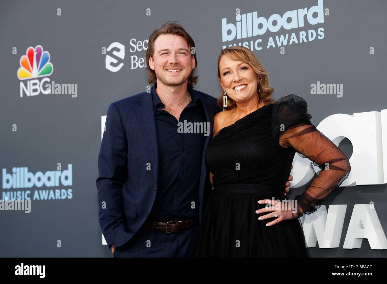 Morgan Wallen and his mother Lesli Wallen arrive to attend the 2022 Billboard Music Awards at MGM Grand Garden Arena in Las Vegas, Nevada, U.S. May 15, 2022. REUTERS/Steve Marcus Stock Photo