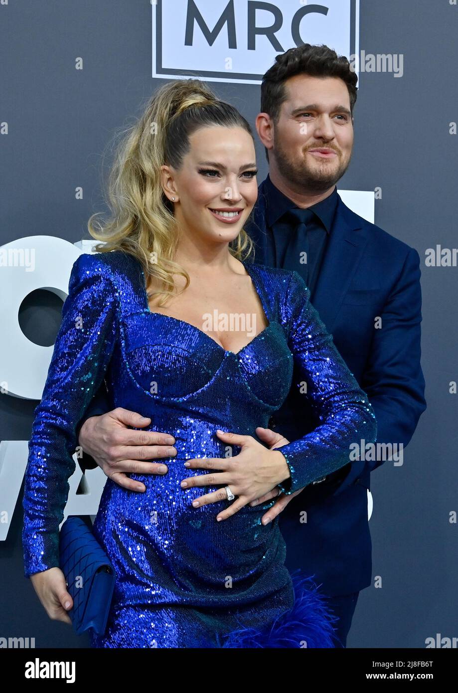 Las Vegas, United States. 15th May, 2022. Luisana Lopilato and Michael Bublé attend the annual Billboard Music Awards held at the MGM Grand Garden Arena in Las Vegas, Nevada on May 15, 2022. Photo by Jim Ruymen/UPI Credit: UPI/Alamy Live News Stock Photo