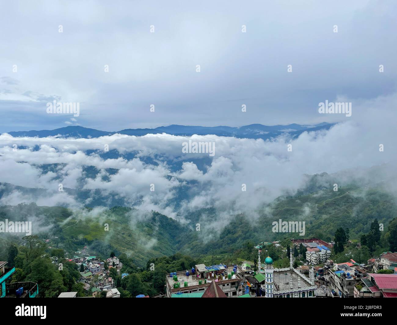 Darjeeling hills Himalaya West Bengal India Stock Photo