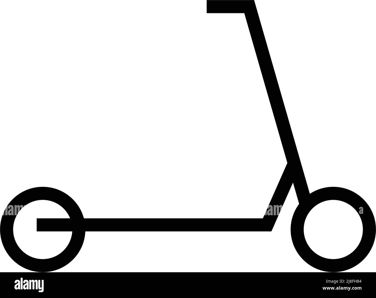 Black kickboard silhouette icon. Editable vector Stock Vector Image & Art Alamy