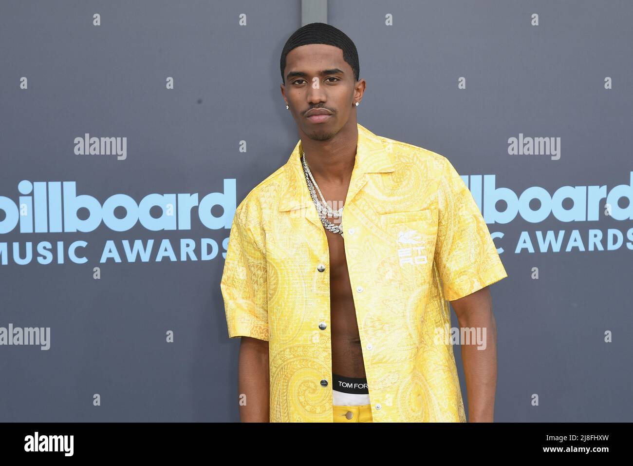 Christian Combs attends the 2022 Billboard Music Awards at MGM Grand Garden  Arena on May 15, 2022 in Las Vegas, Nevada. Photo: Casey  Flanigan/imageSPACE/Sipa USA Stock Photo - Alamy