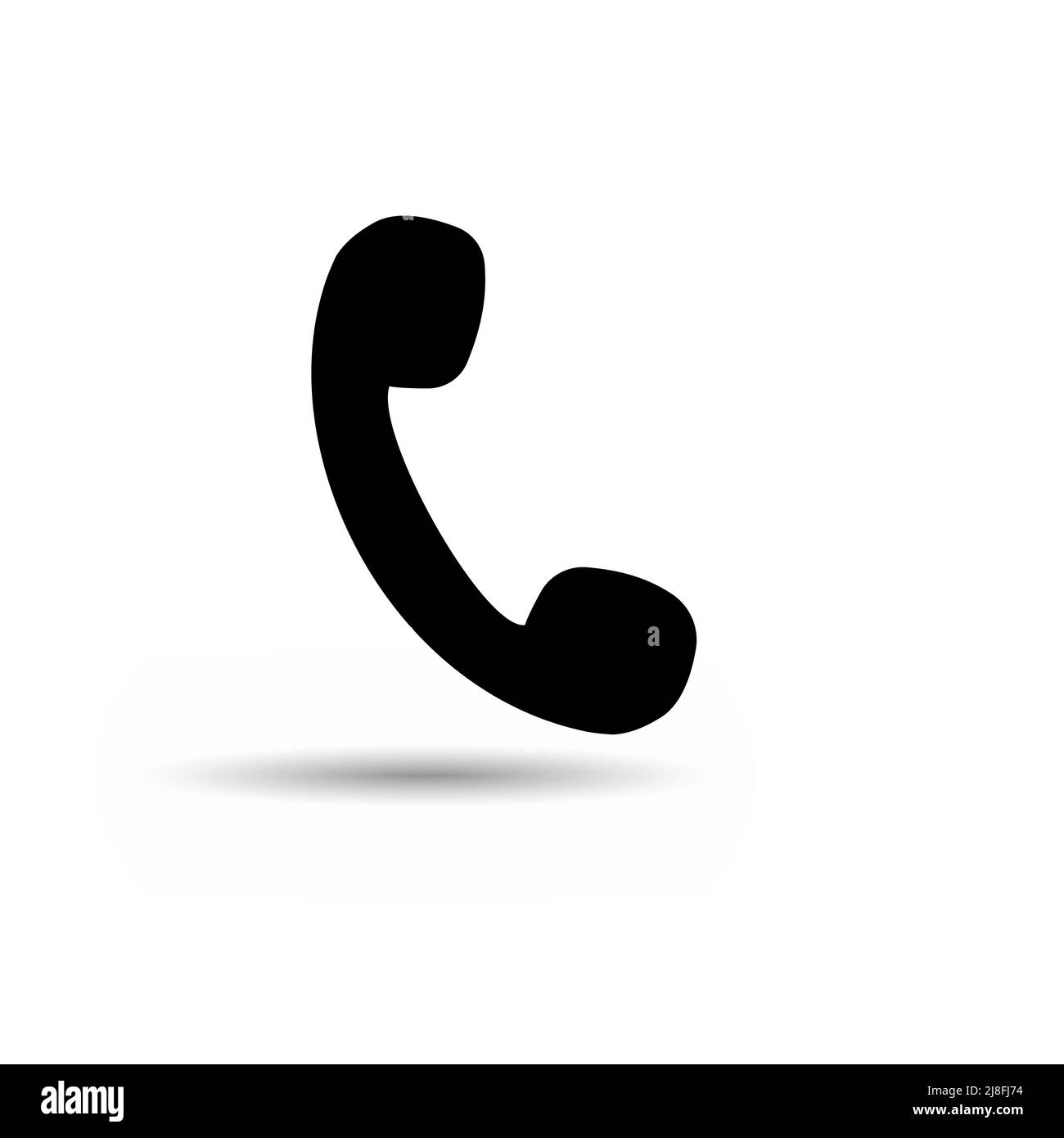 Phone icon symbol vector on white background Stock Vector