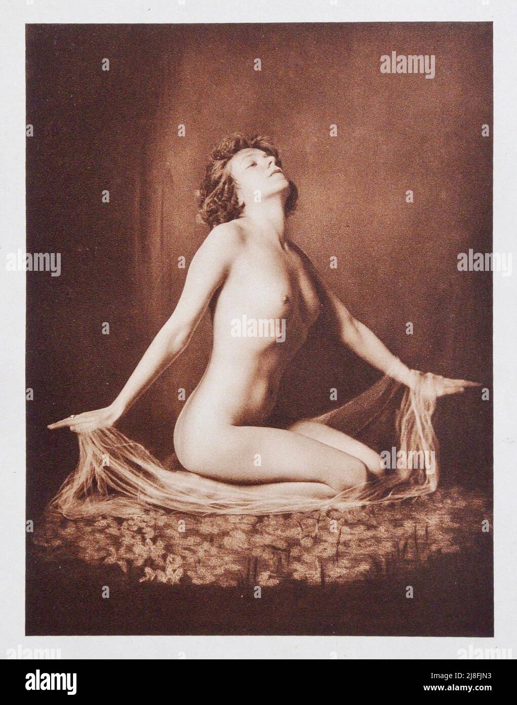 Akt von Hermann Schieberth - Nude - 1925 Stock Photo