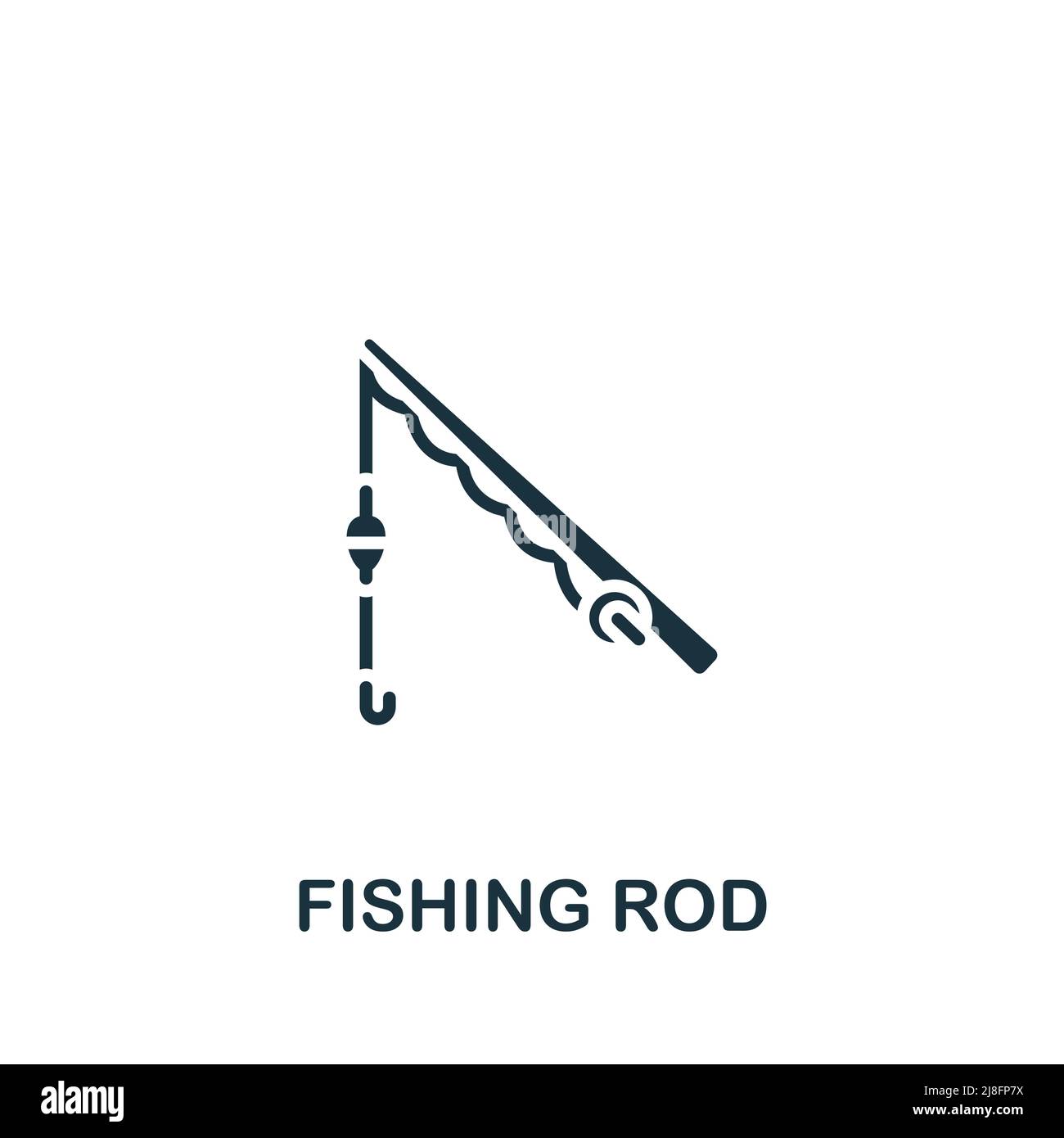 Fishing rod fishing pole Cut Out Stock Images & Pictures - Page 2