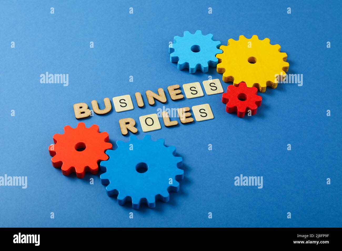 Concept of business roles and responsibilities, business concept Stock ...