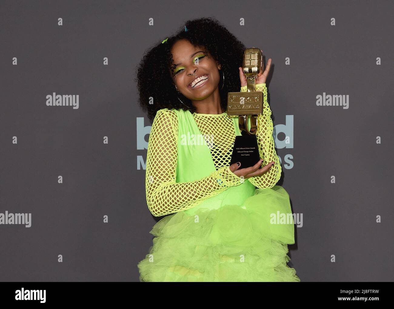 Mari Copeny in the press room at the 2022 Billboard Music Awards at MGM Grand Garden Arena in Las Vegas, NV on May 15, 2022. (Photo By Scott Kirkland/Sipa USA) Stock Photo