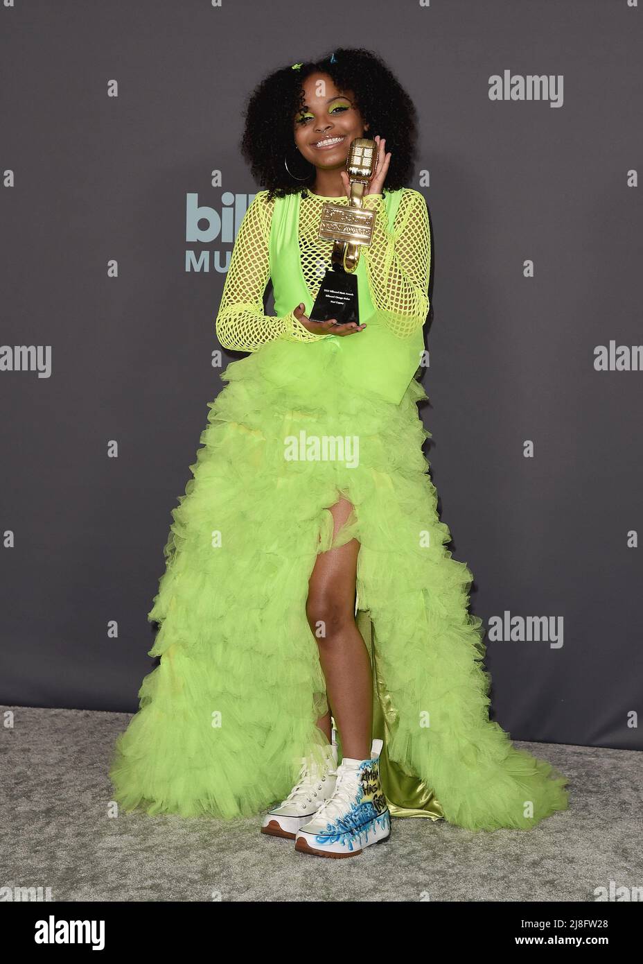 Mari Copeny in the press room at the 2022 Billboard Music Awards at MGM Grand Garden Arena in Las Vegas, NV on May 15, 2022. (Photo By Scott Kirkland/Sipa USA) Stock Photo