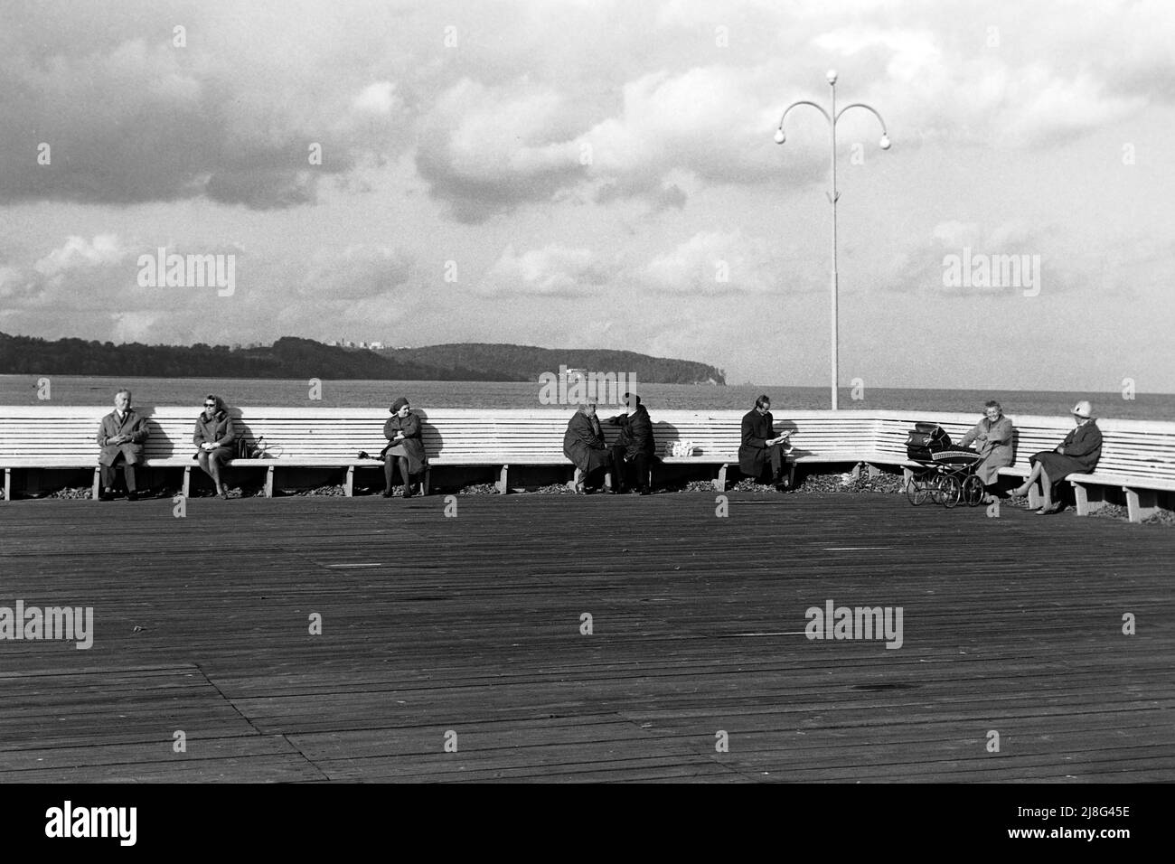 Danziger Bucht, Polen, circa 1964. Gdansk Bay, Poland, roundabout 1964. Stock Photo