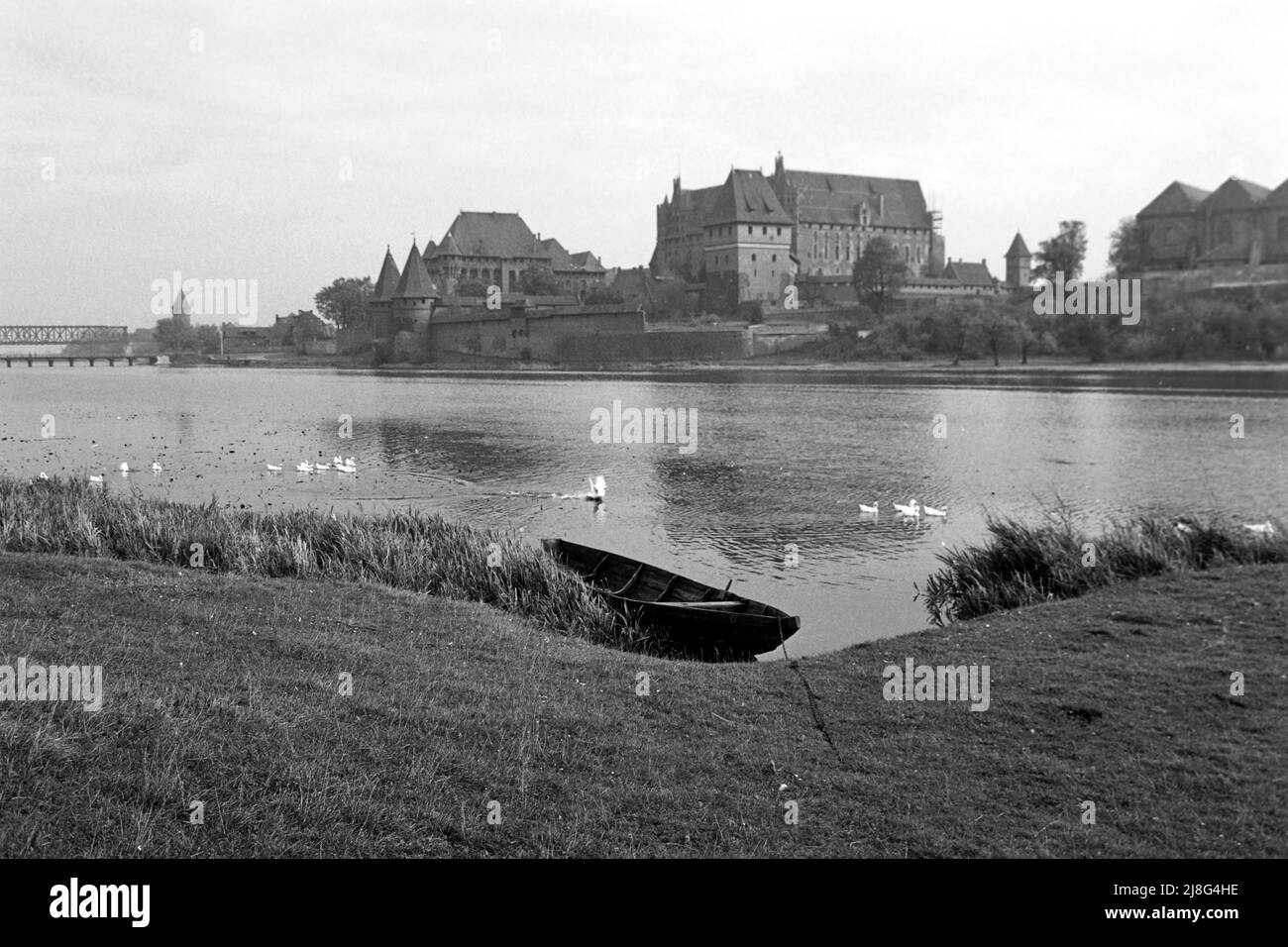 Schloss Marienburg in bei Danzig, Woiwodschaft Pommern, 1967. Malbork ...