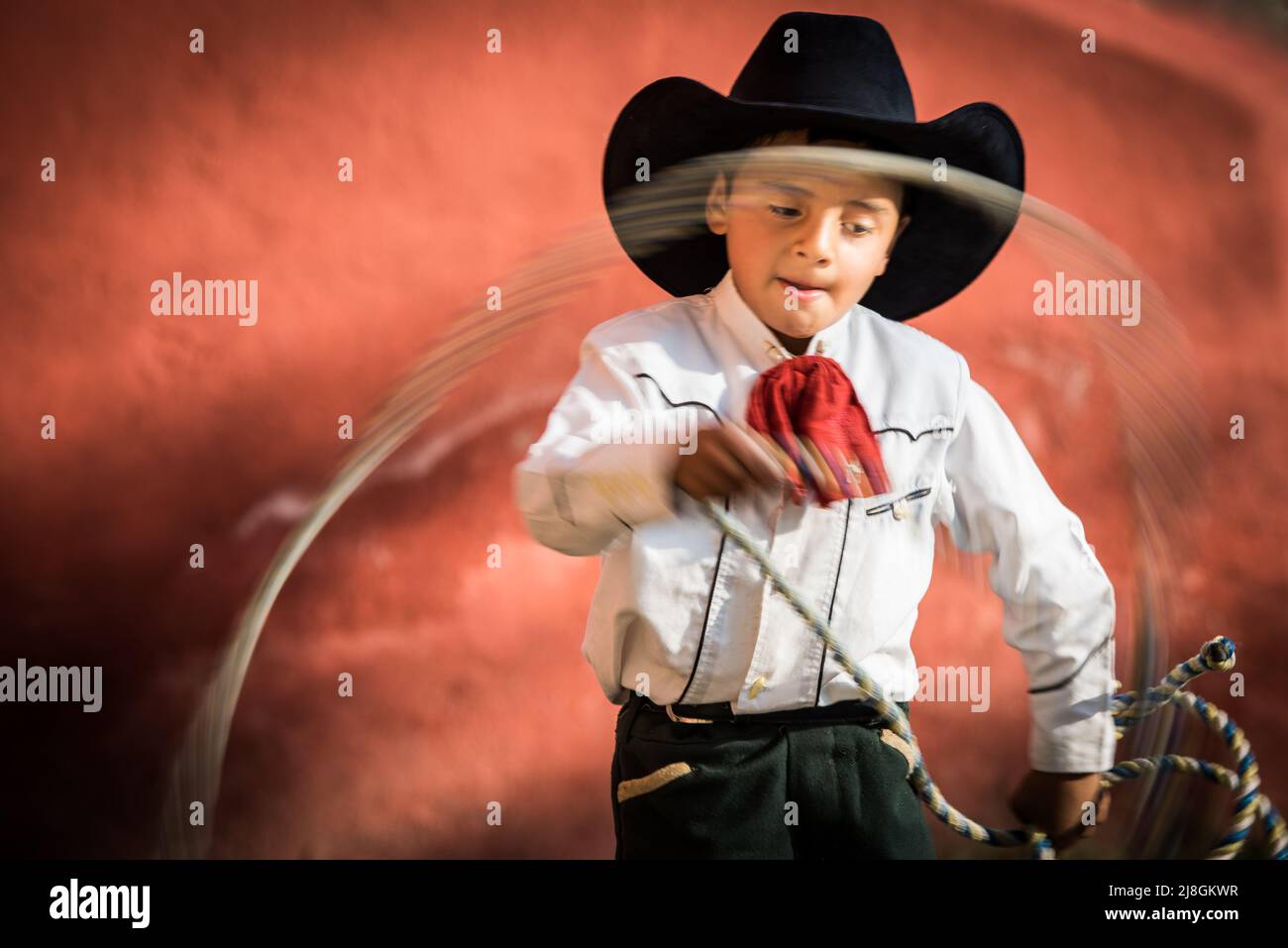 Cowboy Child. Stock Photo