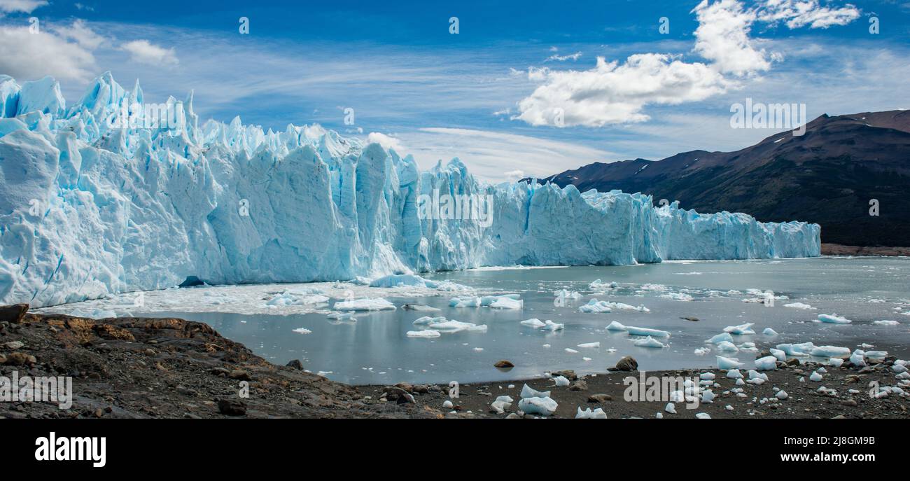 Calving Glacier. Stock Photo