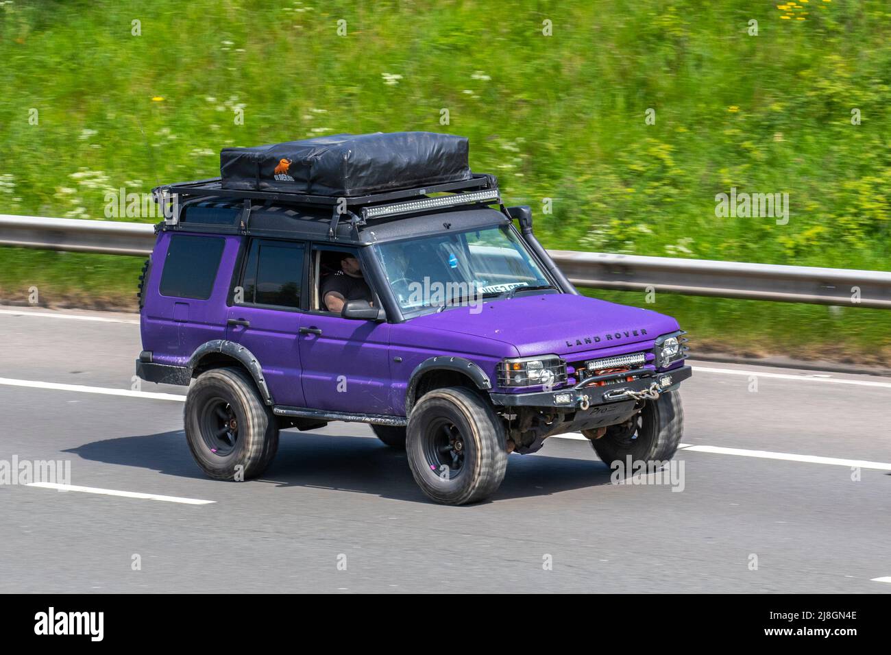 2013 Purple LAND ROVER DEFENDER, Ox Overland suspension kits