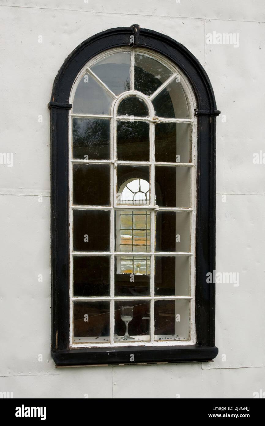 Church Window, Iceland. Stock Photo