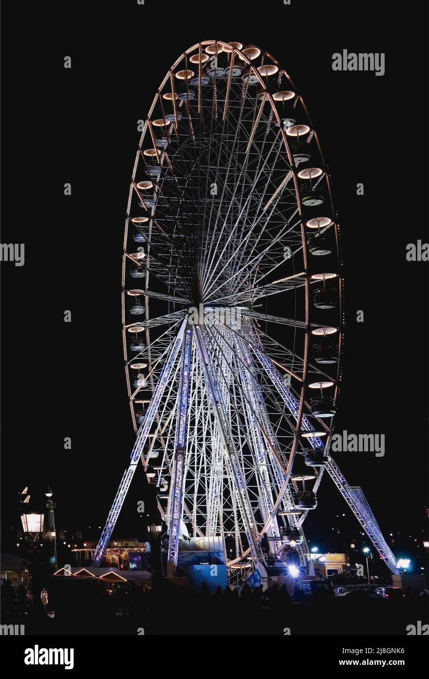 Ferris Wheel, Paris. Stock Photo