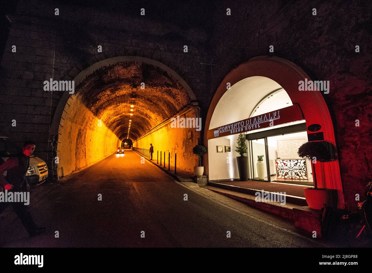 Convento di Amalfi Tunnel, Italy. Stock Photo