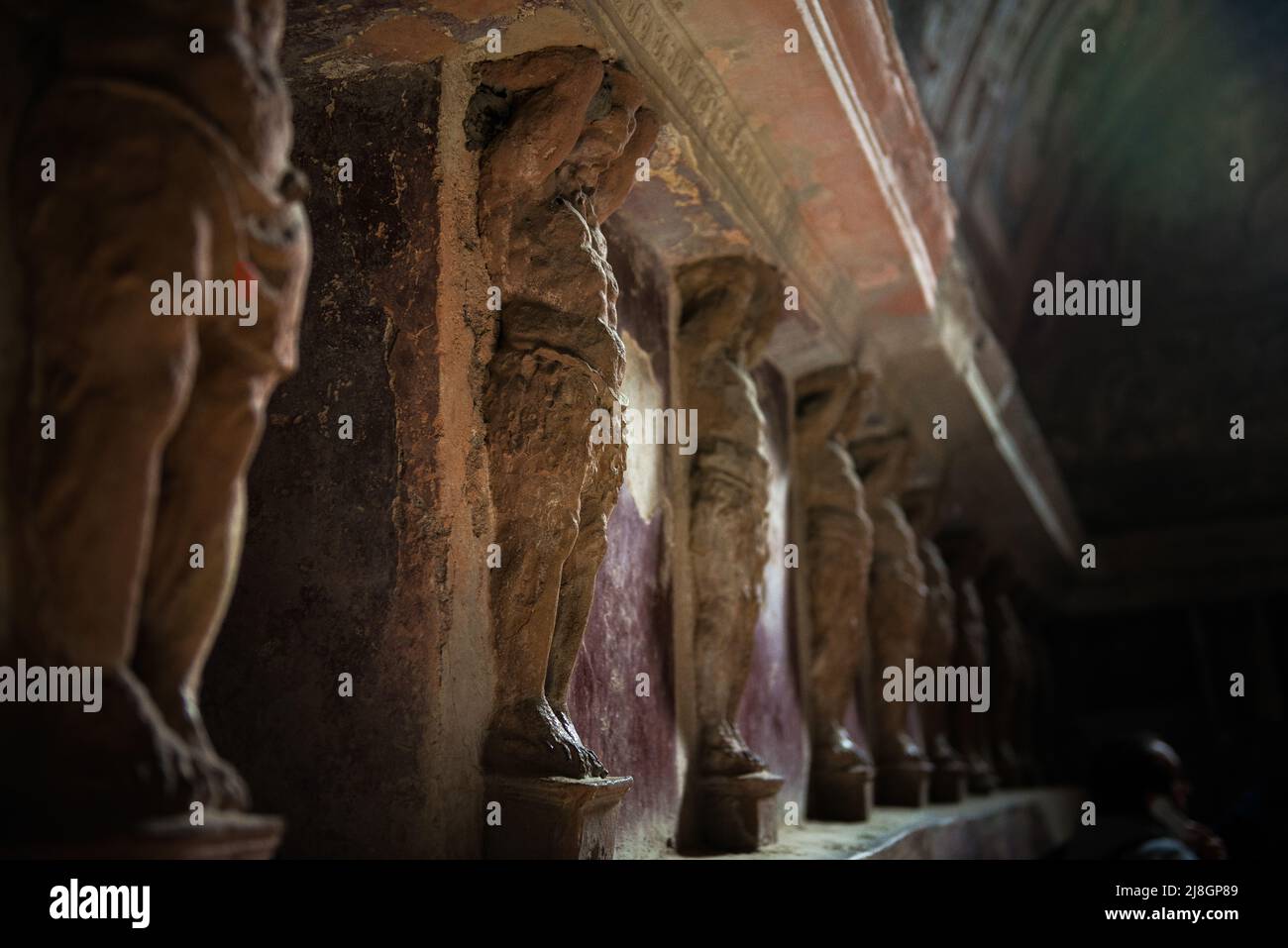 Pompeii Relics, Italy. Stock Photo