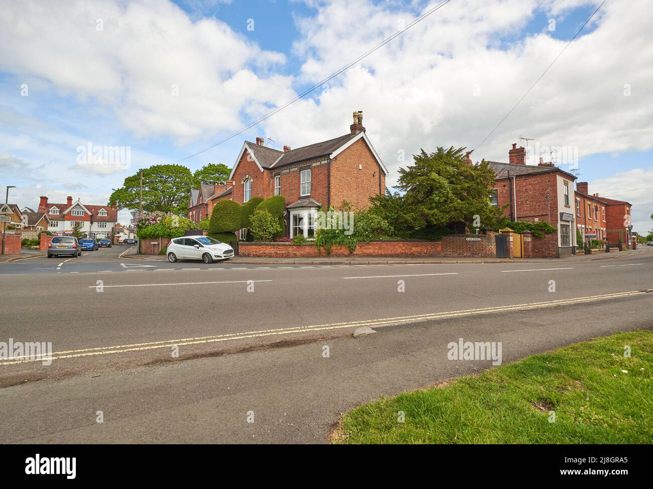 Village scene in Breaston, Derbyshire, UK Stock Photo Alamy