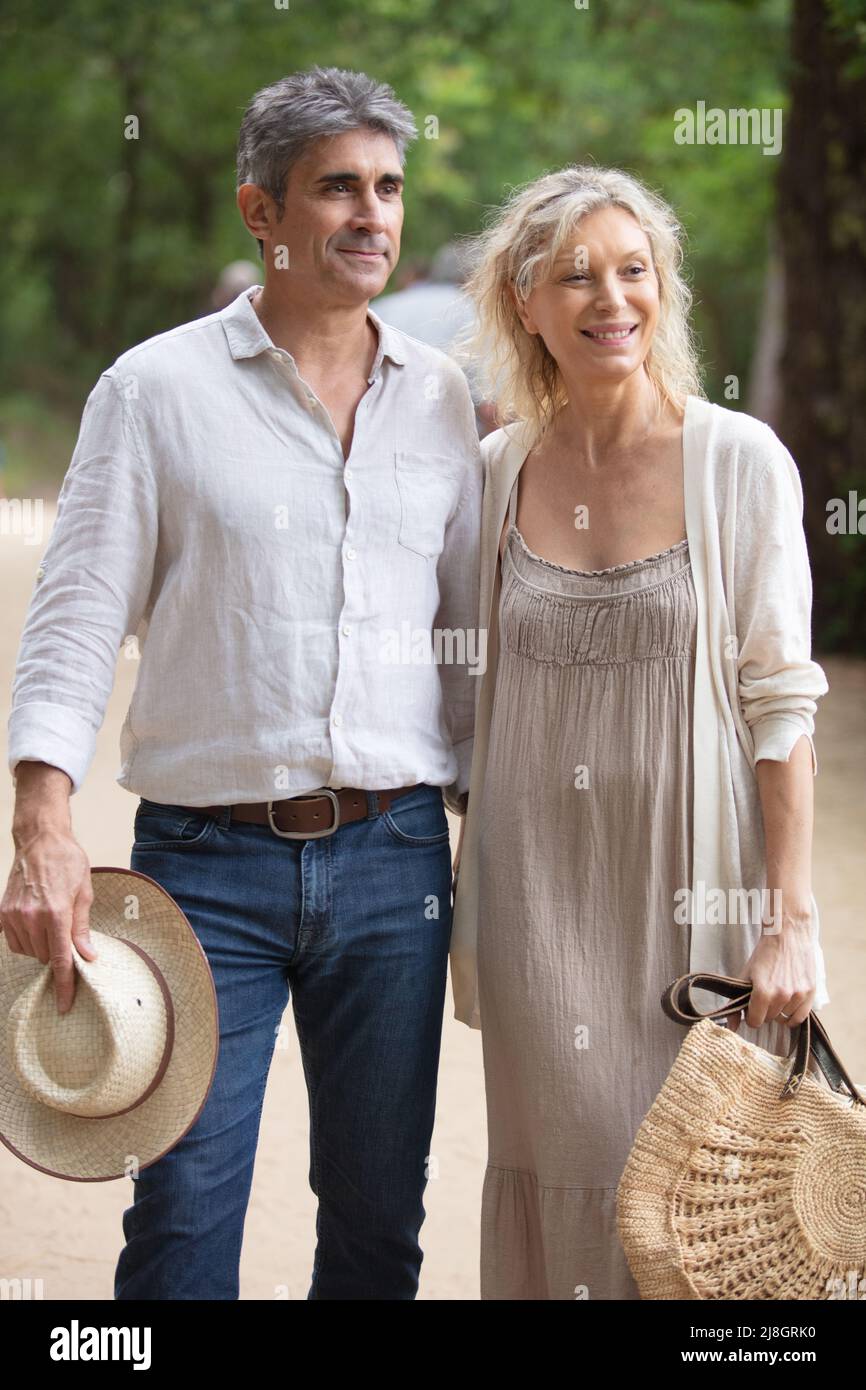 Romantic middle age marriage couple hi-res stock photography and images ...