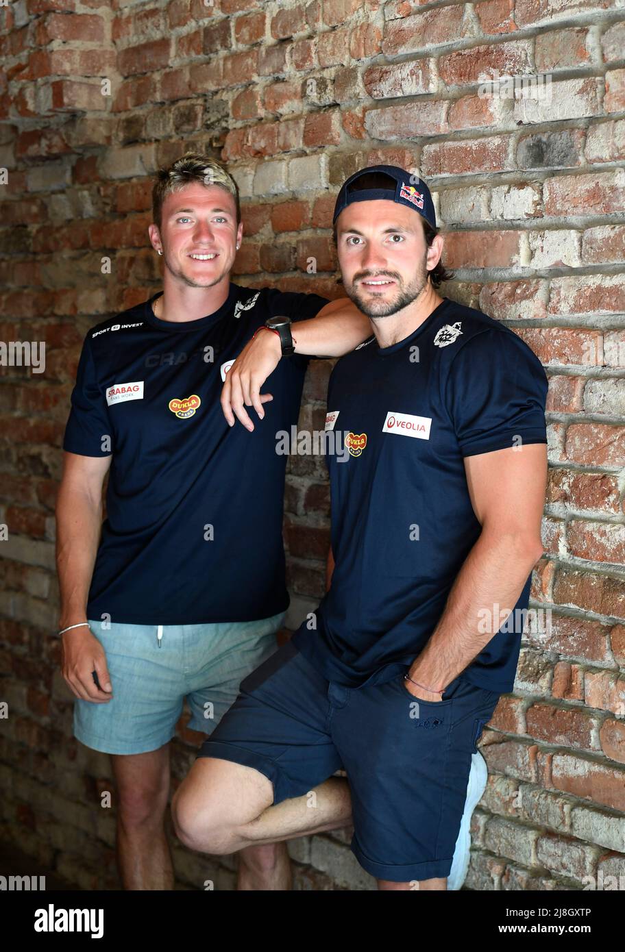 Prague, Czech Republic. 16th May, 2022. Czech sprint canoeists Martin ...