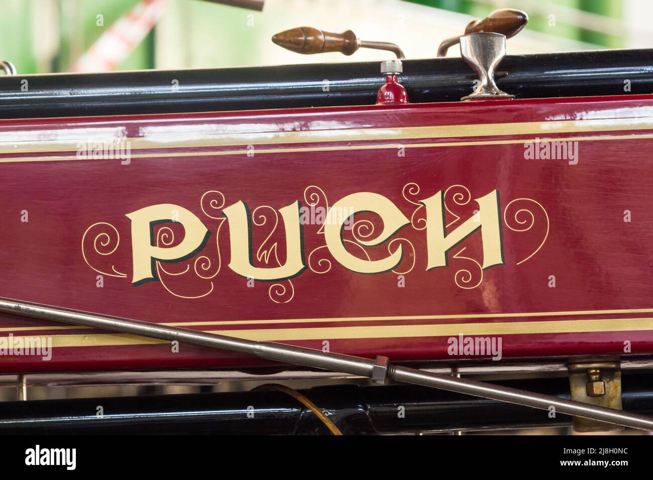 Puch Austrian motorcycle badge 1904 Stock Photo - Alamy