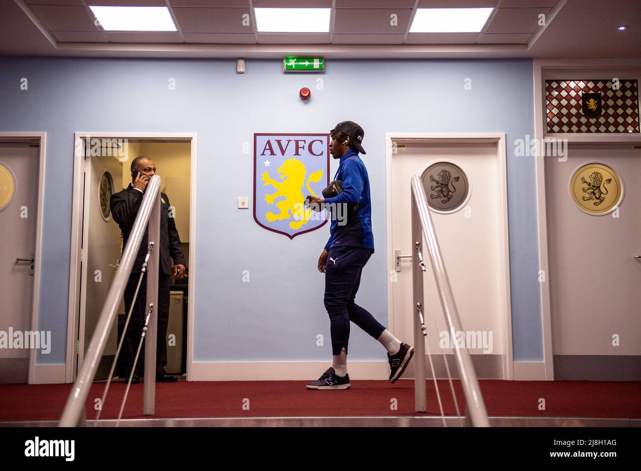 BIRMINGHAM, ENGLAND - MAY 15: Eberechi Eze of Crystal Palace during the Premier League match between Aston Villa and Crystal Palace at Villa Park on M Stock Photo