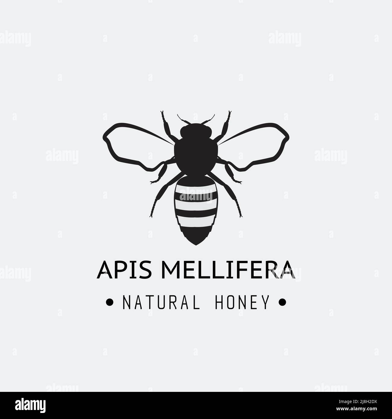 bee-emblem-logo-stock-vector-image-art-alamy